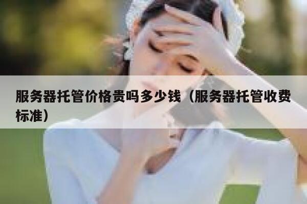 服务器托管价格贵吗多少钱（服务器托管收费标准） 第1张