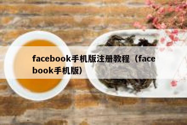 facebook手机版注册教程(facebook手机版) 第1张 facebook手机版注册教程(facebook手机版) 第1张