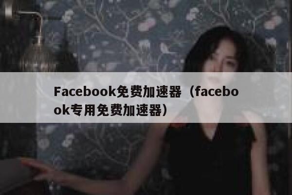 Facebook免费加速器（facebook专用免费加速器） 第1张