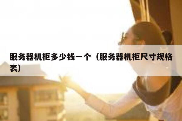 服务器机柜多少钱一个（服务器机柜尺寸规格表） 第1张