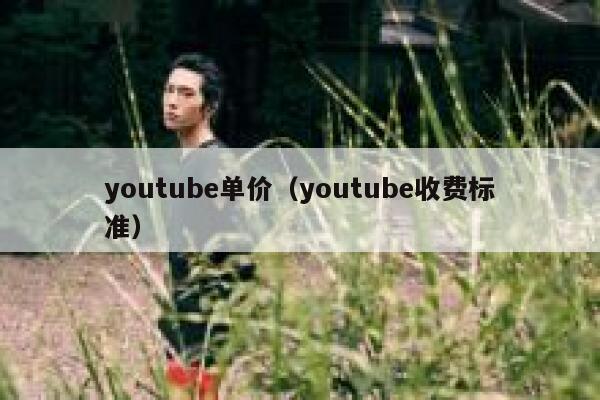 youtube单价(youtube收费标准) 第1张 youtube单价(youtube收费标准) 第1张