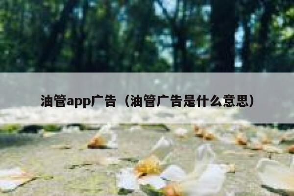 油管app广告(油管广告是什么意思) 第1张 油管app广告(油管广告是什么意思) 第1张