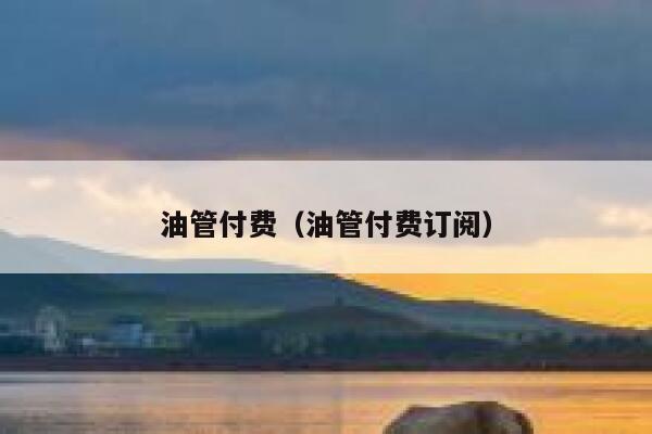 油管付费（油管付费订阅） 第1张