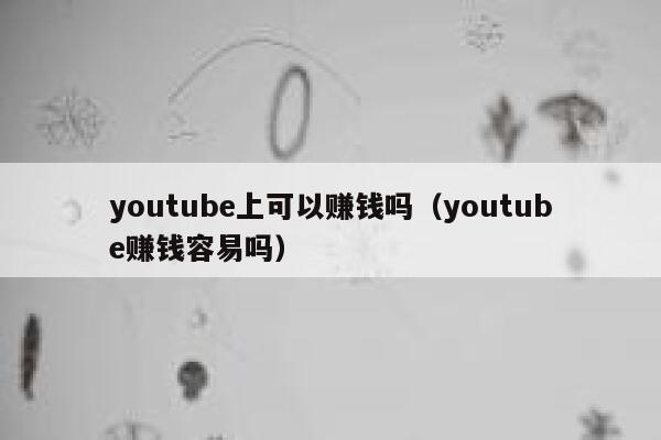 youtube上可以赚钱吗（youtube赚钱容易吗） 第1张