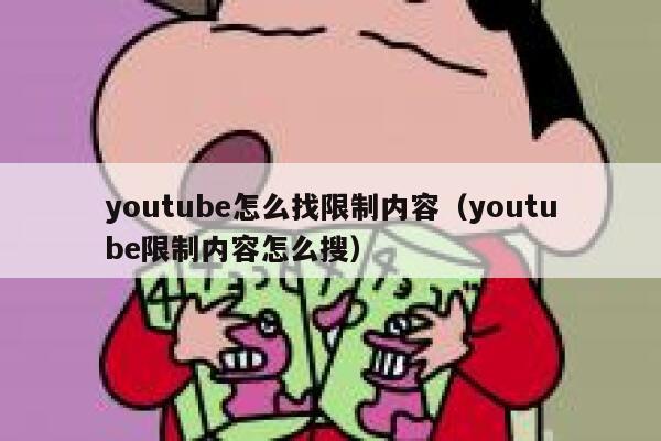 youtube怎么找限制内容(youtube限制内容怎么搜) 第1张 youtube怎么找限制内容(youtube限制内容怎么搜) 第1张