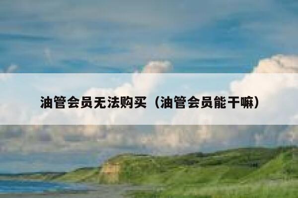 油管会员无法购买（油管会员能干嘛） 第1张
