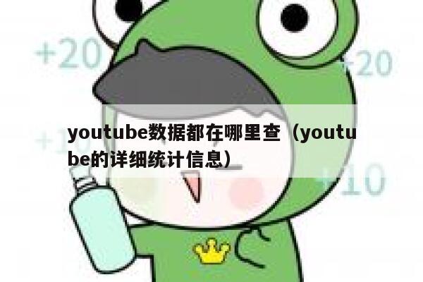 youtube数据都在哪里查（youtube的详细统计信息） 第1张