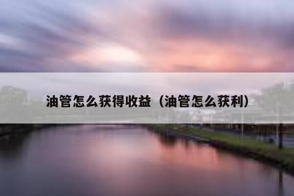 油管怎么获得收益（油管怎么获利） 第1张