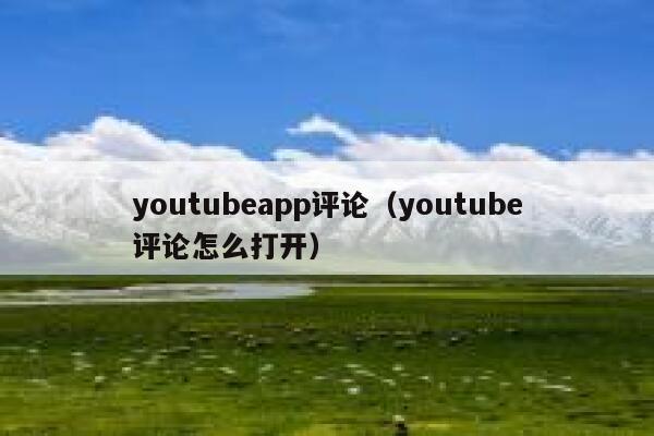 youtubeapp评论(youtube评论怎么打开) 第1张 youtubeapp评论(youtube评论怎么打开) 第1张