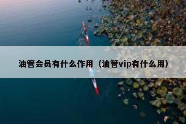 油管会员有什么作用（油管vip有什么用） 第1张