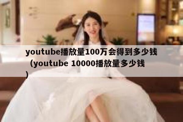 youtube播放量100万会得到多少钱（youtube 10000播放量多少钱） 第1张