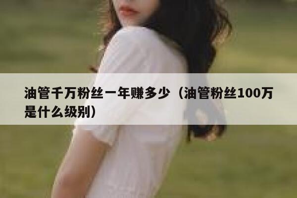 油管千万粉丝一年赚多少(油管粉丝100万是什么级别) 第1张 油管千万粉丝一年赚多少(油管粉丝100万是什么级别) 第1张