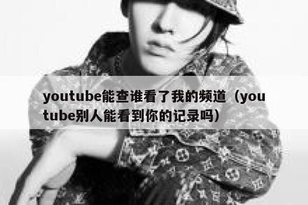 youtube能查谁看了我的频道（youtube别人能看到你的记录吗） 第1张