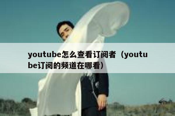 youtube怎么查看订阅者(youtube订阅的频道在哪看) 第1张 youtube怎么查看订阅者(youtube订阅的频道在哪看) 第1张