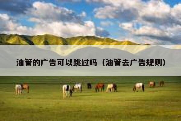 油管的广告可以跳过吗（油管去广告规则） 第1张