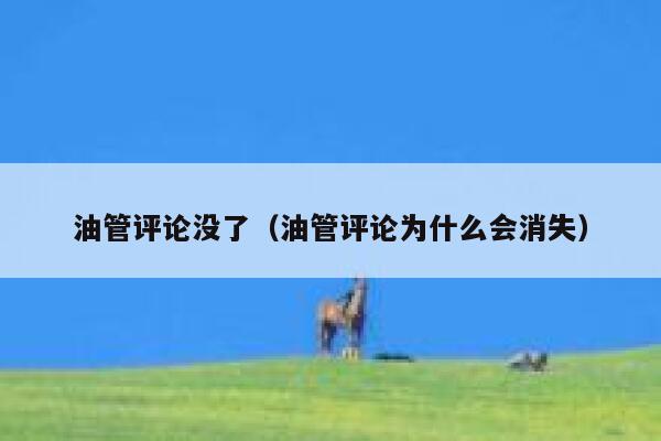 油管评论没了(油管评论为什么会消失) 第1张 油管评论没了(油管评论为什么会消失) 第1张