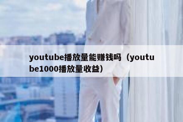 youtube播放量能赚钱吗（youtube1000播放量收益） 第1张