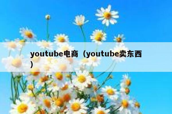 youtube电商(youtube卖东西) 第1张 youtube电商(youtube卖东西) 第1张