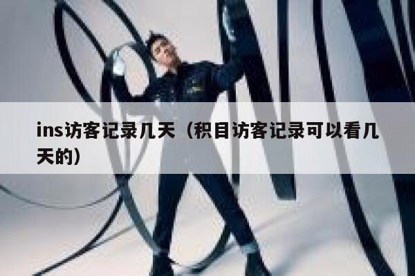 ins访客记录几天（积目访客记录可以看几天的） 第1张