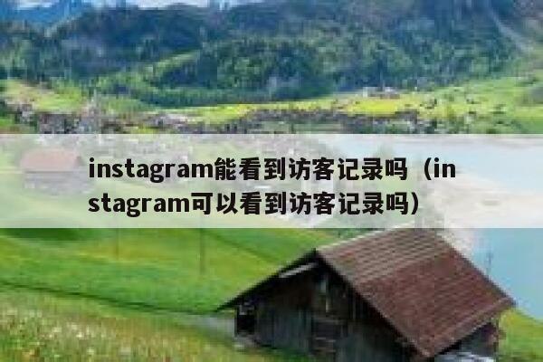 instagram能看到访客记录吗（instagram可以看到访客记录吗） 第1张