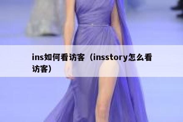 ins如何看访客(insstory怎么看访客) 第1张 ins如何看访客(insstory怎么看访客) 第1张