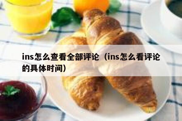 ins怎么查看全部评论（ins怎么看评论的具体时间） 第1张
