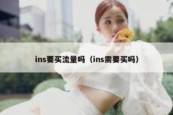 ins要买流量吗（ins需要买吗） 第1张