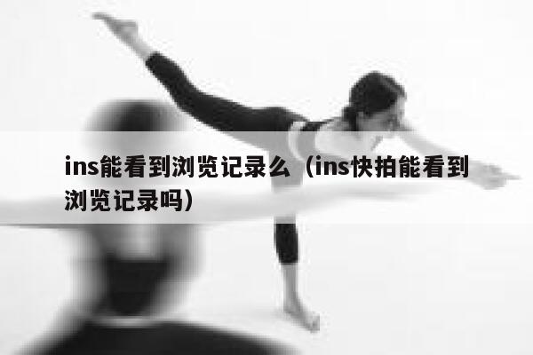 ins能看到浏览记录么(ins快拍能看到浏览记录吗) 第1张 ins能看到浏览记录么(ins快拍能看到浏览记录吗) 第1张
