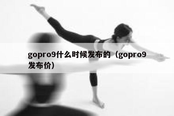 gopro9什么时候发布的（gopro9发布价） 第1张