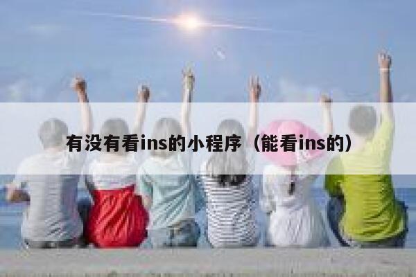 有没有看ins的小程序（能看ins的） 第1张