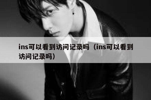 ins可以看到访问记录吗（ins可以看到访问记录吗） 第1张