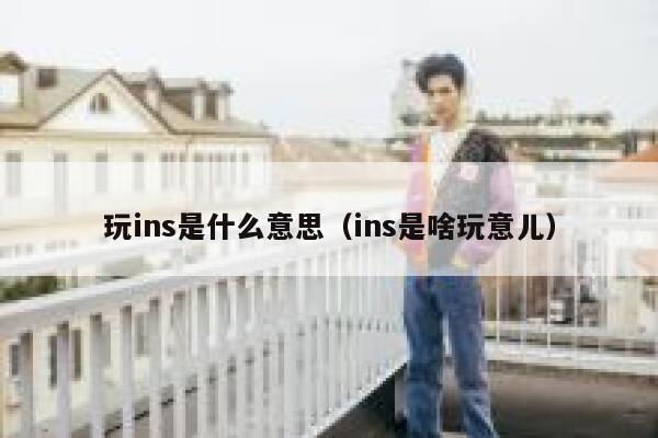 玩ins是什么意思（ins是啥玩意儿） 第1张