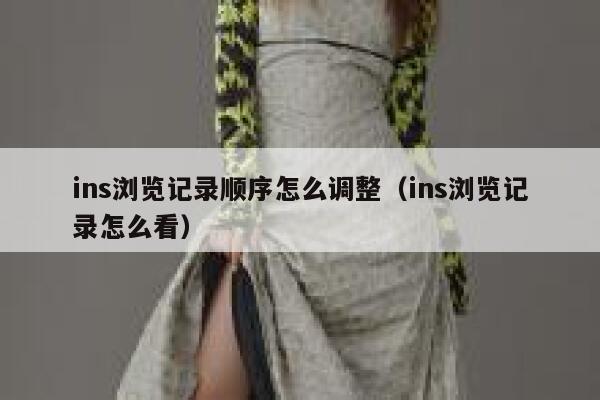 ins浏览记录顺序怎么调整（ins浏览记录怎么看） 第1张