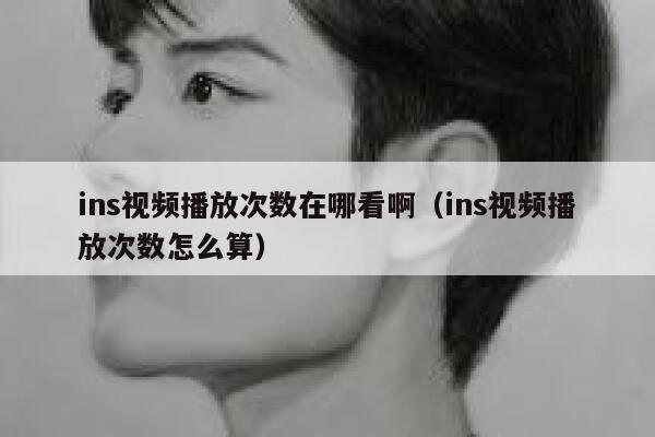 ins视频播放次数在哪看啊（ins视频播放次数怎么算） 第1张