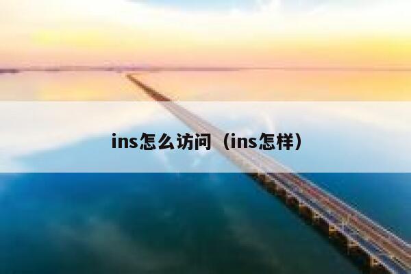 ins怎么访问（ins怎样） 第1张
