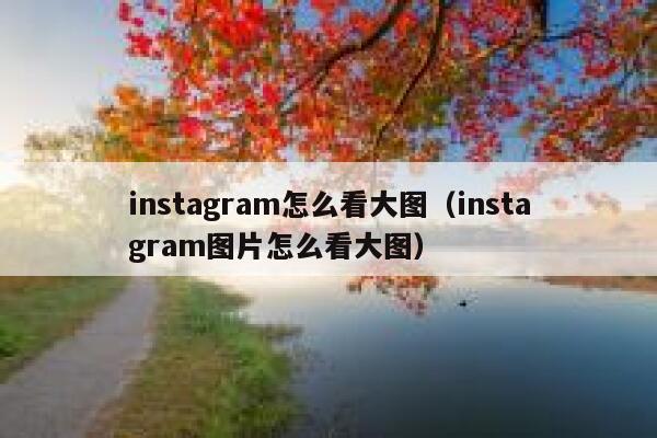 instagram怎么看大图（instagram图片怎么看大图） 第1张