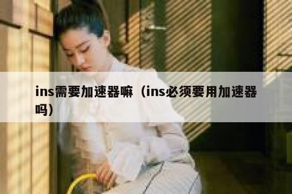 ins需要加速器嘛（ins必须要用加速器吗） 第1张