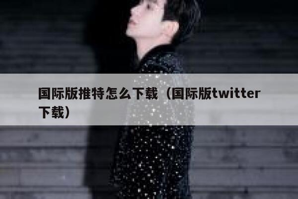 国际版推特怎么下载（国际版twitter下载） 第1张