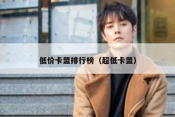 低价卡盟排行榜（超低卡盟） 第1张