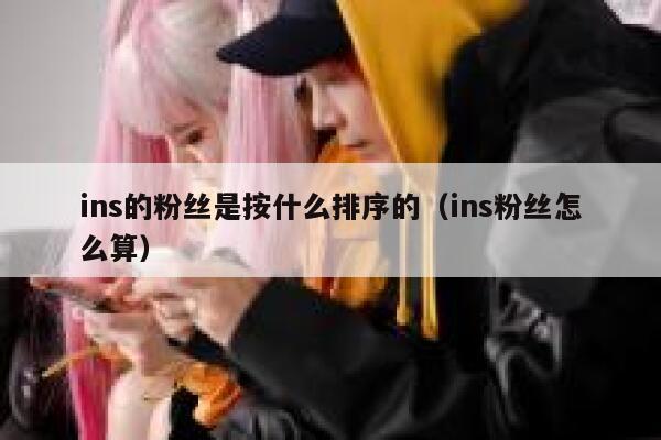 ins的粉丝是按什么排序的（ins粉丝怎么算） 第1张