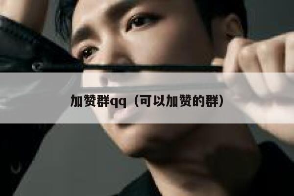 加赞群qq（可以加赞的群） 第1张