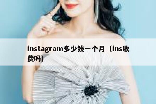 instagram多少钱一个月（ins收费吗） 第1张