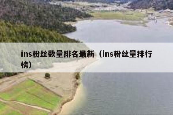 ins粉丝数量排名最新（ins粉丝量排行榜） 第1张