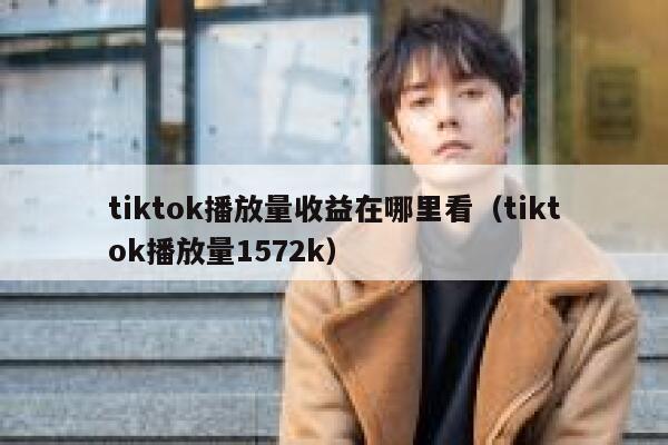 tiktok播放量收益在哪里看（tiktok播放量1572k） 第1张