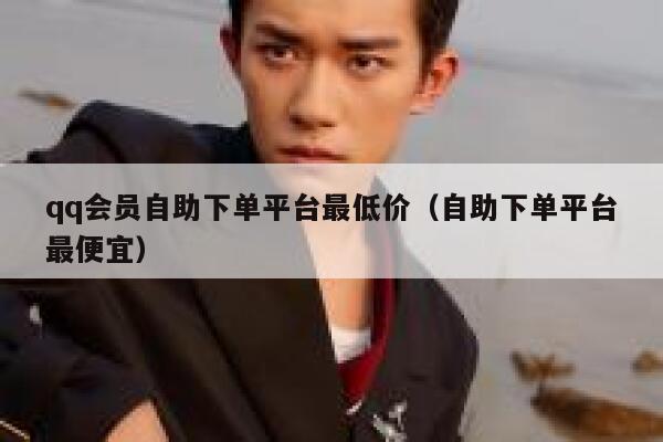 qq会员自助下单平台最低价（自助下单平台最便宜） 第1张