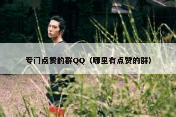 专门点赞的群QQ(哪里有点赞的群) 第1张 专门点赞的群QQ(哪里有点赞的群) 第1张