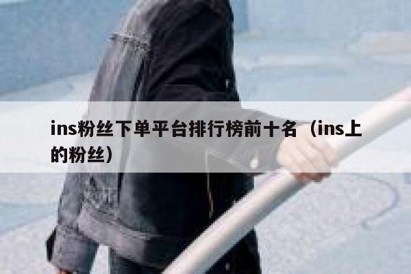 ins粉丝下单平台排行榜前十名(ins上的粉丝) 第1张 ins粉丝下单平台排行榜前十名(ins上的粉丝) 第1张