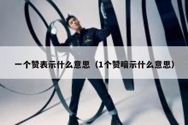 一个赞表示什么意思(1个赞暗示什么意思) 第1张 一个赞表示什么意思(1个赞暗示什么意思) 第1张