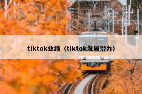 tiktok业绩(tiktok发展潜力) 第1张 tiktok业绩(tiktok发展潜力) 第1张