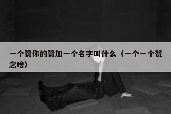 一个赞你的赞加一个名字叫什么(一个一个赞念啥) 第1张 一个赞你的赞加一个名字叫什么(一个一个赞念啥) 第1张